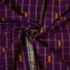 CHETTINAD COTTON SAREES - Royal Purple with Magenta & Antique Gold