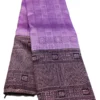 Kanchipuram silks - Lavender Purple with Deep Wine & Silver Zari