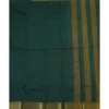 CHETTINAD COTTON - Deep Teal Green with Antique Gold