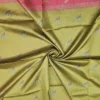 FANCY SAREES - Olive Green Coral Pink Bird Motif Saree