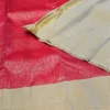28 (2) Kanchipuram silks - Vermilion Red with Antique Gold Zari