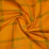 CHETTINAD COTTON SAREE - Mustard Yellow with Olive Green